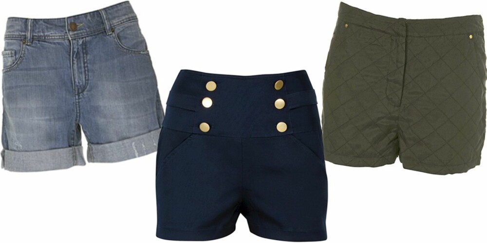FRA VENSTRE: Warehouse (kr 260), Cubus (kr 249), Topshop (kr 298). FRA VENSTRE: Warehouse (kr 260), Cubus (kr 249), Topshop (kr 298).