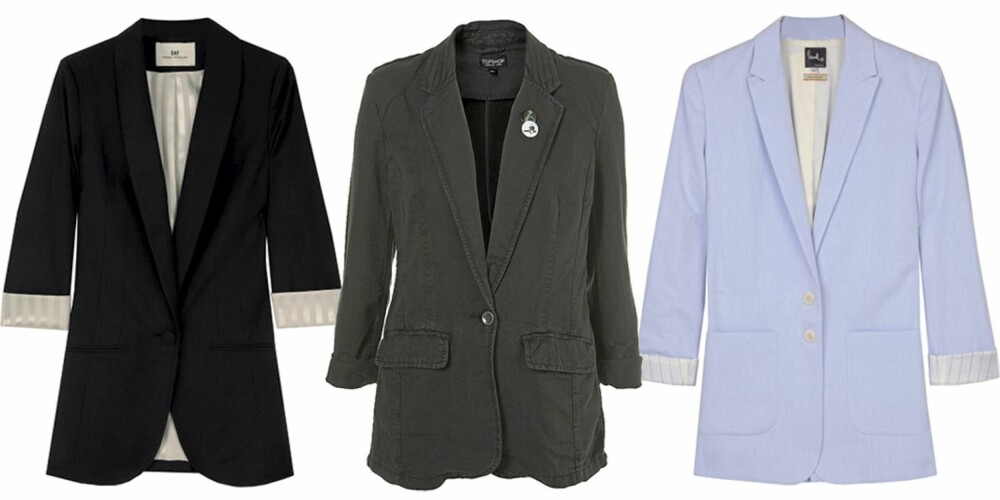 FRA VENSTRE: Day Birger et Mikkelsen (kr 1822), Toshop (kr 412), Paul Smith Paul (kr 2060).