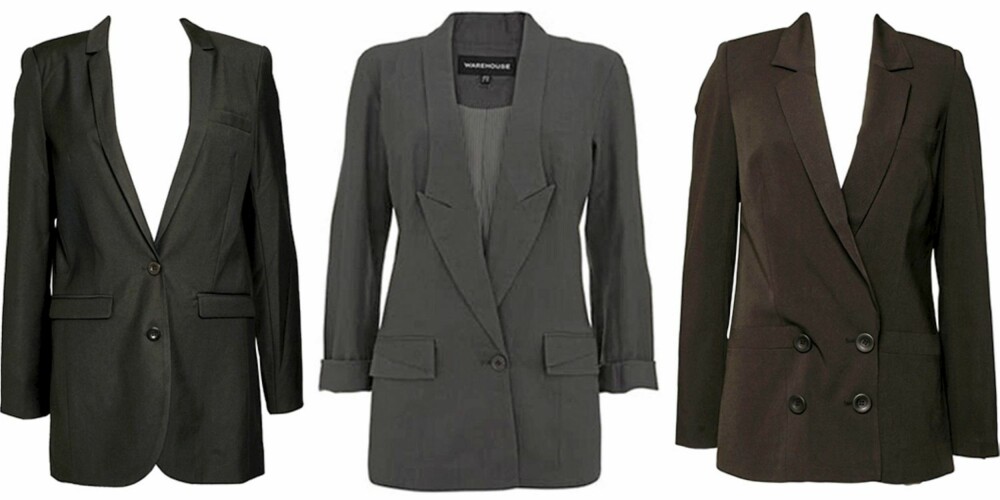 FRA VENSTRE: Modström (kr 999), Warehouse (kr 458), Dr. Denim (kr 899). FRA VENSTRE: Modström (kr 999), Warehouse (kr 458), Dr. Denim (kr 899).