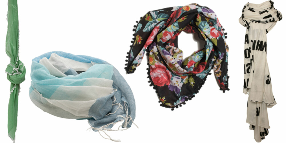 FRA VENSTRE: Mexx (kr 199), JC (kr 129), Lindex (kr 99), Pieces (kr 179). FRA VENSTRE: Mexx (kr 199), JC (kr 129), Lindex (kr 99), Pieces (kr 179).
