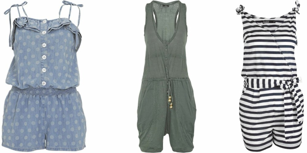 FRA VENSTRE: Warehouse (kr 426), By Marlene Birger (kr 1267), Cubus (kr 249). FRA VENSTRE: Warehouse (kr 426), By Marlene Birger (kr 1267), Cubus (kr 249).