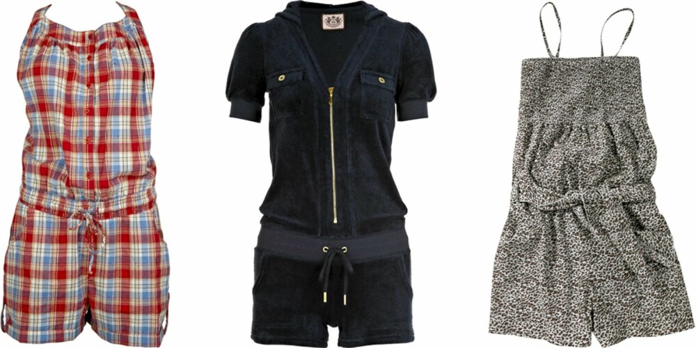 FRA VENSTRE: Only (kr 240), Juicy Couture (kr 1267), Gina Tricot (kr 149). FRA VENSTRE: Only (kr 240), Juicy Couture (kr 1267), Gina Tricot (kr 149).