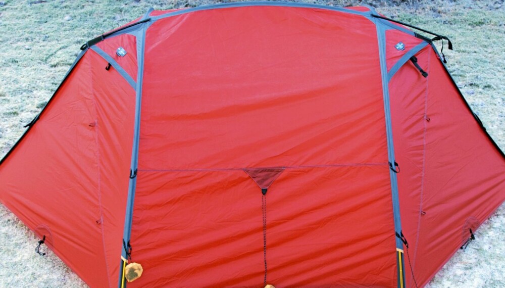 NOE SMÅPLUKK: Exped venus II Extreme er et godt telt, men noe småplukk spesielt med hensyn til vinterbruk.
