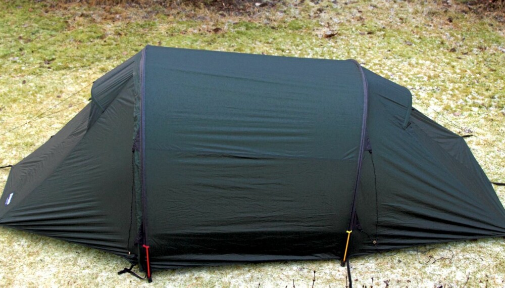 NOEN MINUS: Bergans Compact Light er et telt med  plass til bagasje i forteltet, men ikke tilrådelig med matlaging/ primus.