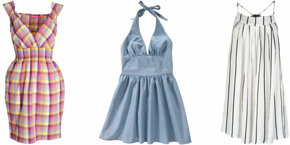 FRA VENSTRE: Indiska (kr 299), Gina Tricot (kr 299), Only (kr 180). FRA VENSTRE: Indiska (kr 299), Gina Tricot (kr 299), Only (kr 180).