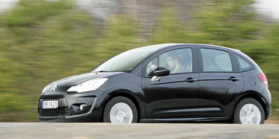 GLAD: Citroën C3 er en bil man blir glad i. Selv med liten dieselmotor.