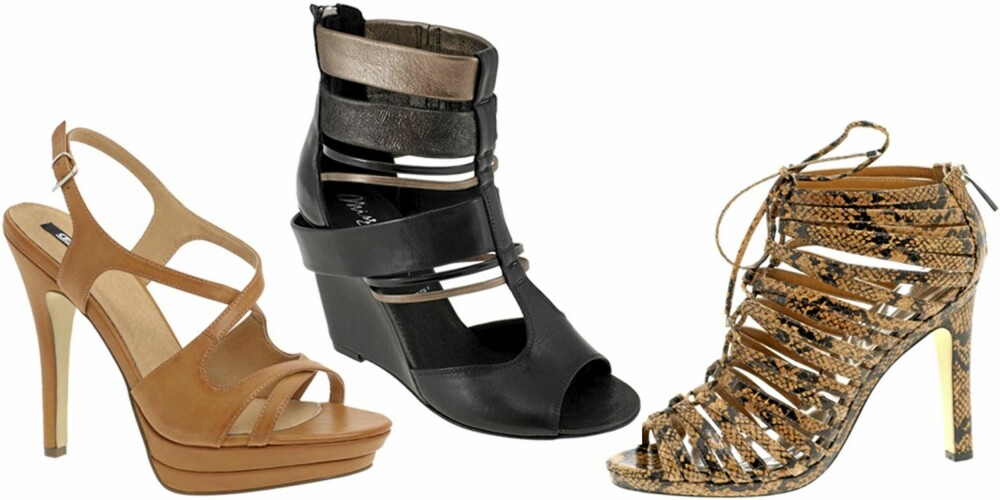 FRA VENSTRE: Asos (kr 284), Miss Sixty (kr 1998), Karen Millen (kr 1558) FRA VENSTRE: Asos (kr 284), Miss Sixty (kr 1998), Karen Millen (kr 1558)