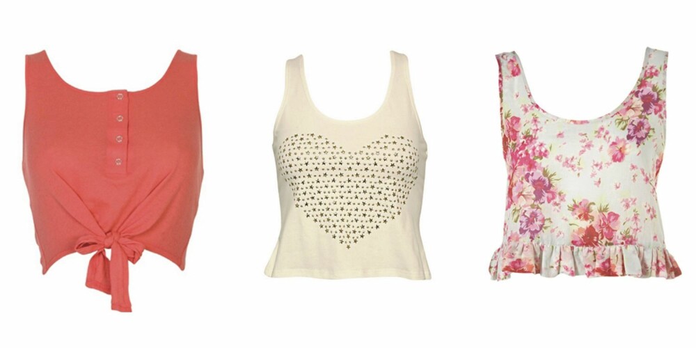FRA VENSTRE: Bik Bok (kr 149), Club L (kr 115), Topshop (kr 237). FRA VENSTRE: Bik Bok (kr 149), Club L (kr 115), Topshop (kr 237).