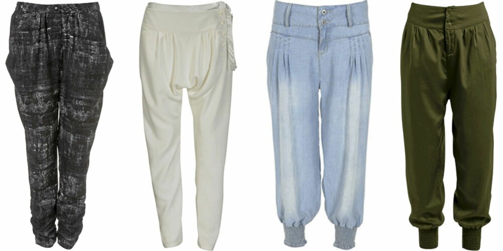 FRA VENSTRE: Topshop (kr 359), Roxy (kr 999), Warehouse (kr 359), Ellos (kr 299). FRA VENSTRE: Topshop (kr 359), Roxy (kr 999), Warehouse (kr 359), Ellos (kr 299).