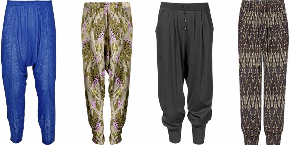 FRA VENSTRE: Emilio Pucci (kr 2292), Ellos (kr 249), Esprit (kr 399), Etoile Isabel Marant (kr 1692). FRA VENSTRE: Emilio Pucci (kr 2292), Ellos (kr 249), Esprit (kr 399), Etoile Isabel Marant (kr 1692).
