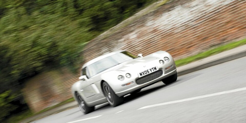 BRISTOL FIGHTER: I motsetning til de fleste andre produsentene på denne lista, har Bristol lange tradisjoner. De har laget biler siden 1945, men aldri i stort antall. Fighter er deres hittil siste modell, og leveres i tre versjoner: Fighter, Fighter S og Fighter T. Alle tre bruker V10-motoren fra Dodge Viper som utgangspunkt, men med forskjellige ytelser. Fighter T er sterkest, med sine 1012 hestekrefter.