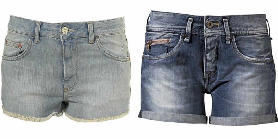 FRA VENSTRE: Tosphop (kr 245), Pepe Jeans (kr 899).