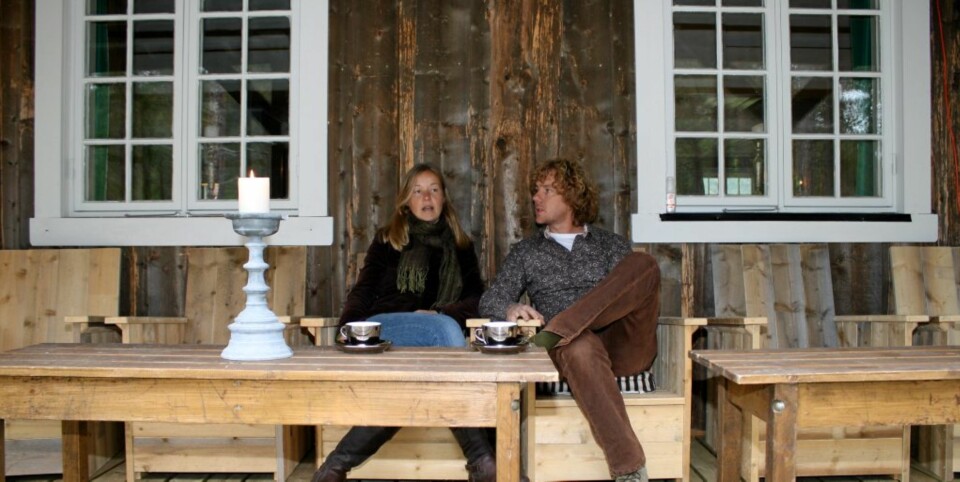 NEDERLANDSK TOUCH: Paret Marco og Marie-José Robeerst har innredet det originale hotellet i Heggenes i Valdres.