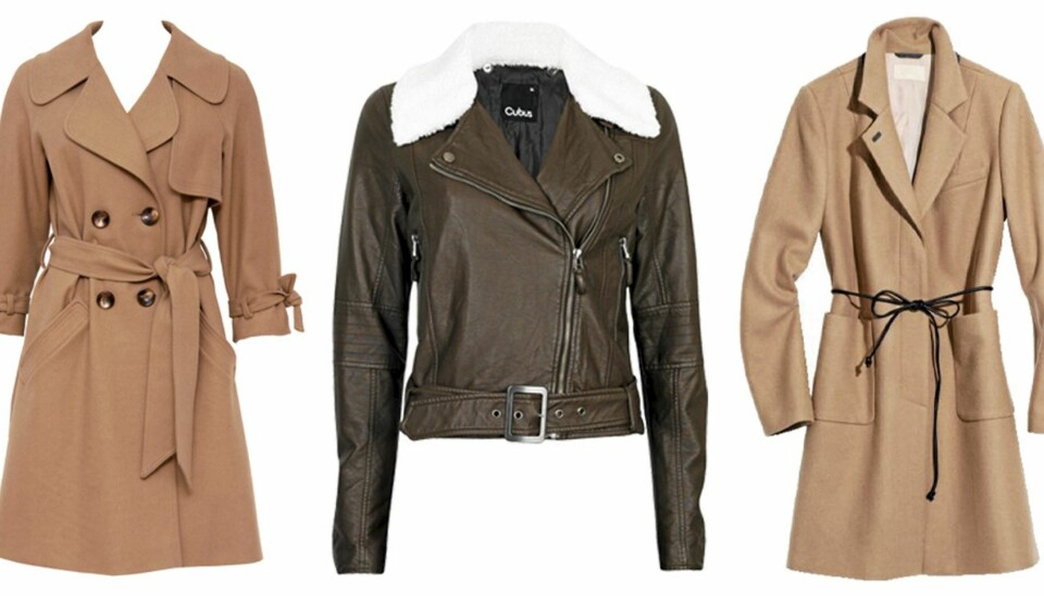 FRA VENSTRE: Asos (kr 778), Cubus (kr 499), H&M (kr 799).