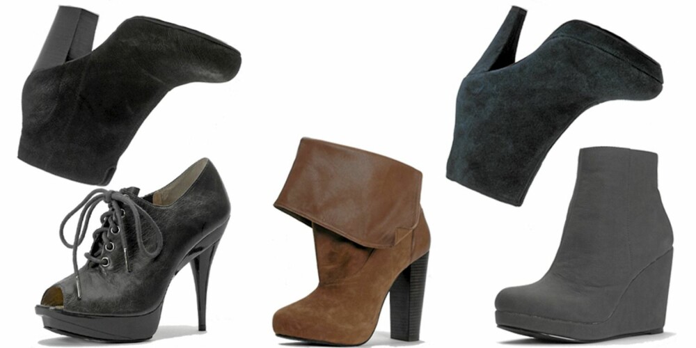FRA VENSTRE: Vagabond (kr 899), Michael Kors (kr 1700), H&M (kr 799), HogM (kr 599), Bianco (kr 500). FRA VENSTRE: Vagabond (kr 899), Michael Kors (kr 1700), H&M (kr 799), HogM (kr 599), Bianco (kr 500).