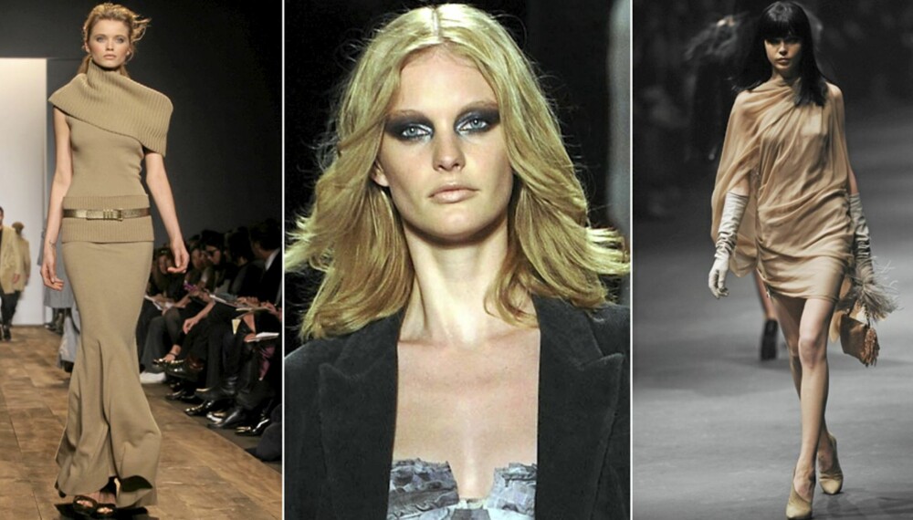 PÅ CATWALKEN: Kamelfarger hos Michael Kors, lekker makup hos Diane Von Furstenberg og ladylike kjole hos Lanvin. PÅ CATWALKEN: Kamelfarger hos Michael Kors, lekker makup hos Diane Von Furstenberg og ladylike kjole hos Lanvin.