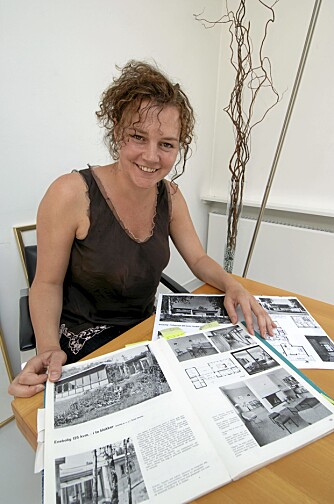 NATUR I HUS. Linoleum er et naturmaterie som egner seg både i private hjem og i større offentlige bygninger, sier arkitekt Cecilie Wille.