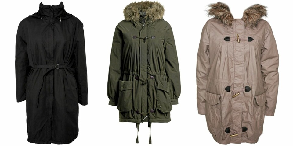FRA VENSTRE: Cheap Monday (kr 1199), Ellos (kr 599), Vero Moda (kr 499).