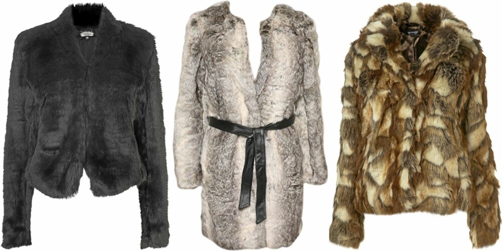 FRA VENSTRE: Bik Bik (kr 599), Filippa K (kr2500), Topshop (kr 769). FRA VENSTRE: Bik Bik (kr 599), Filippa K (kr2500), Topshop (kr 769).