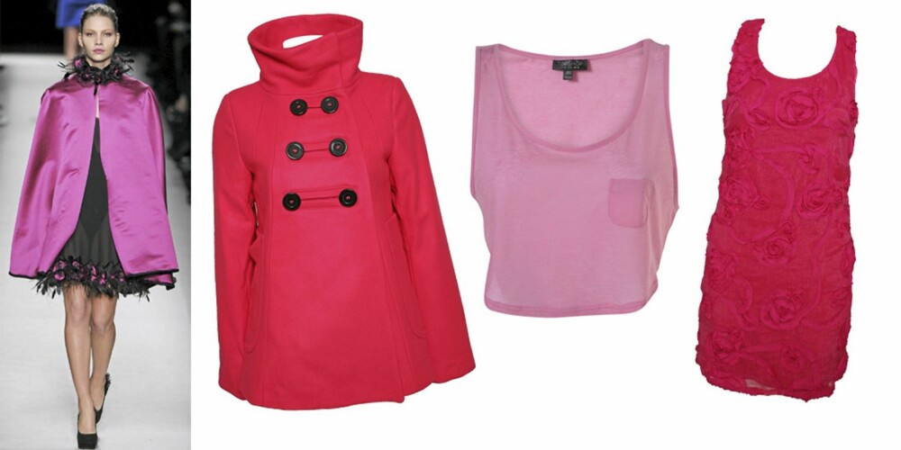 FRA VENSTRE: Yves Saint Laurent, jakke fra My By M (kr 1499), topp fra Topshop (kr 73), kjole fra Sisters Point (kr 499). FRA VENSTRE: Yves Saint Laurent, jakke fra My By M (kr 1499), topp fra Topshop (kr 73), kjole fra Sisters Point (kr 499).