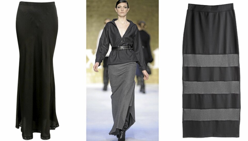FRA VENSTRE: Topshop (kr 367), Max Mara, Monki (kr 300).