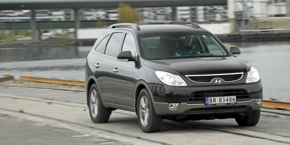SPREK: Med en 240-hesters diesel-V6 har Hyundai iX55 mer kraft enn konkurrenter til samme pris. SPREK: Med en 240-hesters diesel-V6 har Hyundai iX55 mer kraft enn konkurrenter til samme pris.