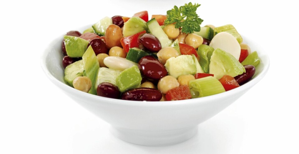 Salat til lunsj er lett og lettvint. Kanskje du skal prøve denne varianten?
