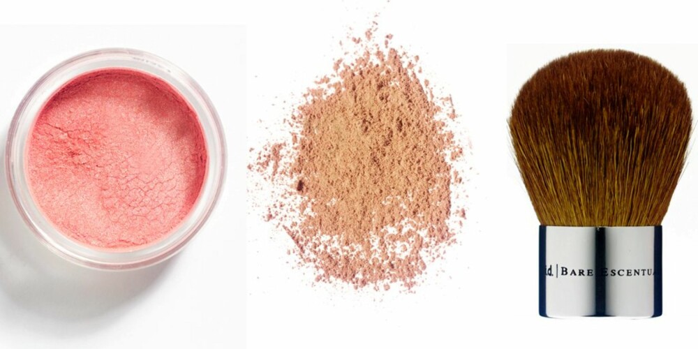 NATURLIG: Mineralsminke er et fint alternativ for uren hud. Bare Minerals, Youngblood og Jane Iredale er noen eksempler på gode mineralsminkemerker.