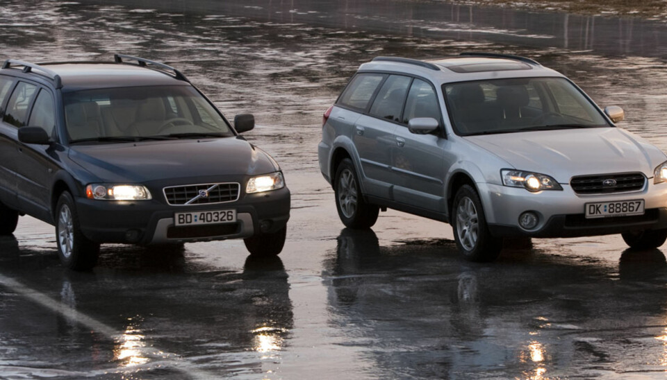 Subaru Outback og Volvo XC70 fra 2004 er to gode bruktbiler hvis du trenger noe som er litt røffere enn en normal stasjonsvogn.