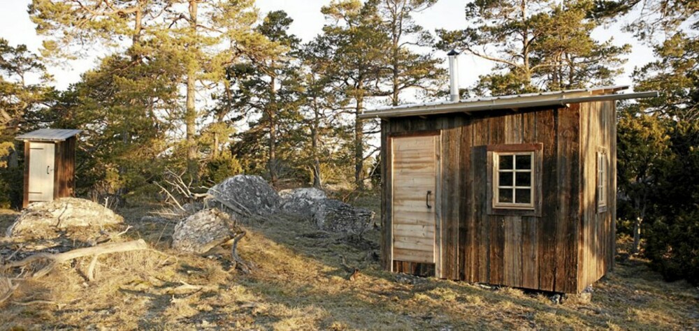 GJENBRUKT VIRKE: Kledningen på Eremit kojan er gjenbrukt trevirke. GJENBRUKT VIRKE: Kledningen på Eremit kojan er gjenbrukt trevirke.