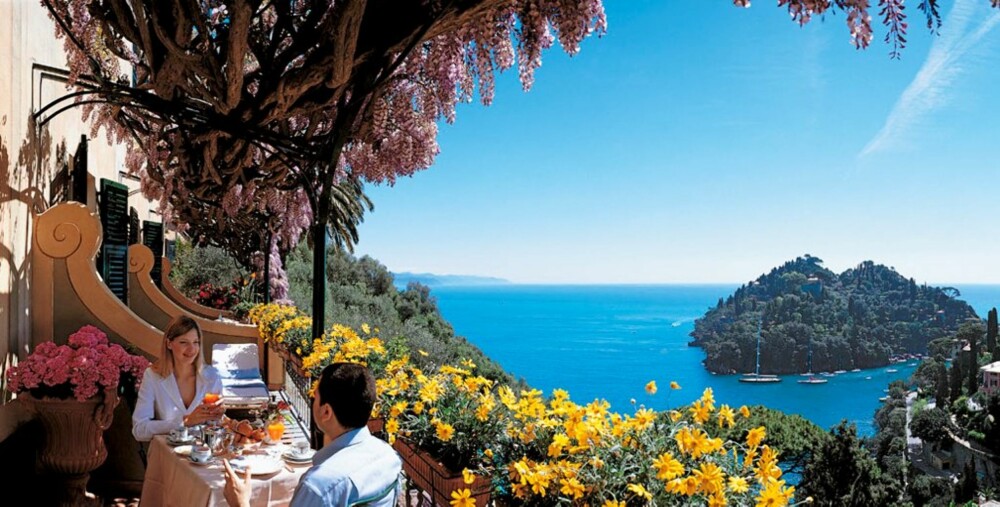 PORTOFINO: I Italia finner vi hotell nummer seks på listen, fantastiske Hotel Splendido i Portofino.