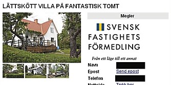 SVENSK: 109 kvadratmeter stor bolig, med garasje og gode solforhold i Västra Götaland til 398.500 kroner.