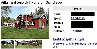 SVENSK: For 988.500 kroner kan du bli eier av feriehus med seks soverom, gjestehus, snekkerbod, garasje, uthus og vedskjul i Sverige.