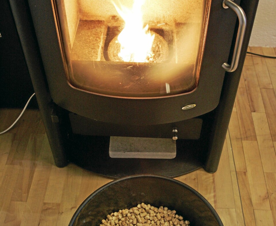 PELLETSOVN: Pelletsovnen har ikke helt tatt av som oppvarmingskilde. Det skyldes først og fremst at prisen på pellets er høy.