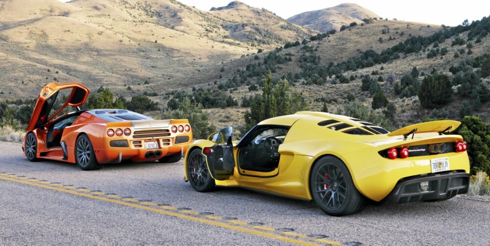 SUPERBILER: Hennessey Venom GT og SSC Ultimate Aero