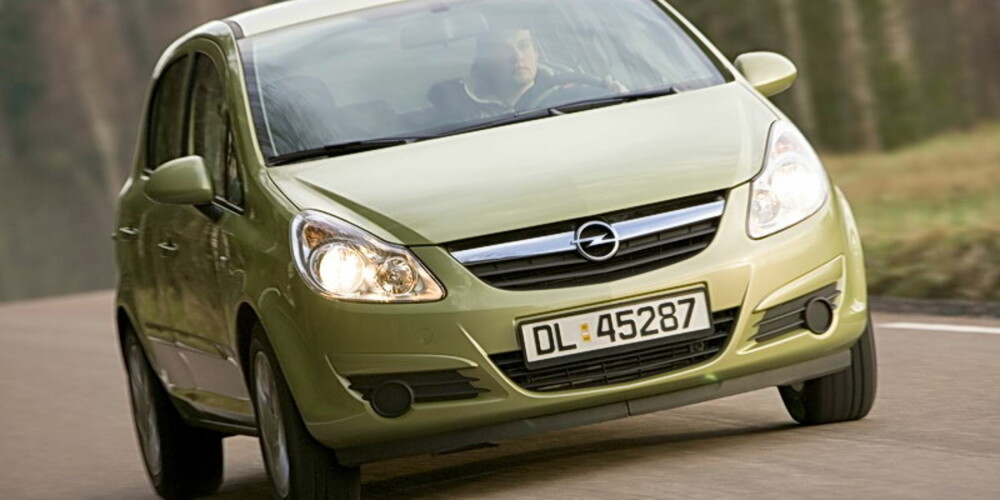 ANDREPLASS: Miljøversjonen av Opel Corsa med en 1,3-liters dieselmotor nådde ikke helt opp blant småbilene.