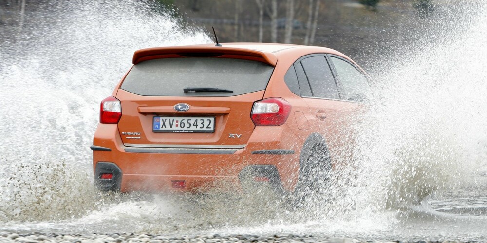 RØFF: På typisk Subaru-vis blir den bare tøffere og tøffere etter hvert som man strekker strikken. Foto: Petter Handeland RØFF: På typisk Subaru-vis blir den bare tøffere og tøffere etter hvert som man strekker strikken. Foto: Petter Handeland