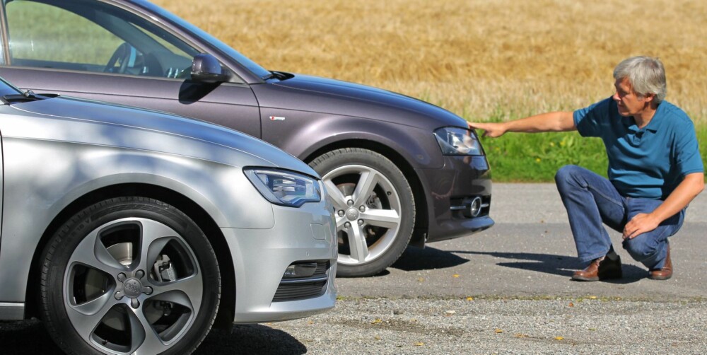 GODE VALG: - Dersom lommeboka ikke helt har plass til en ny Audi A3, kan vi underskrive på at det ikke er noen nedtur å nøye seg med den gamle heller, mener artikkelforfatter Terje Bjørnsen, fagredaktør i Vi Menn Bil Top Gear. FOTO: Petter Handeland GODE VALG: - Dersom lommeboka ikke helt har plass til en ny Audi A3, kan vi underskrive på at det ikke er noen nedtur å nøye seg med den gamle heller, mener artikkelforfatter Terje Bjørnsen, fagredaktør i Vi Menn Bil Top Gear. FOTO: Petter Handeland
