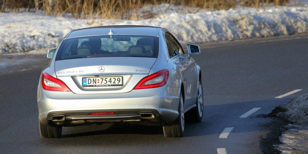 ALLVÆRS: Med 4Matic blir CLS en luksusbil som takler det aller meste av norske kjøreforhold.