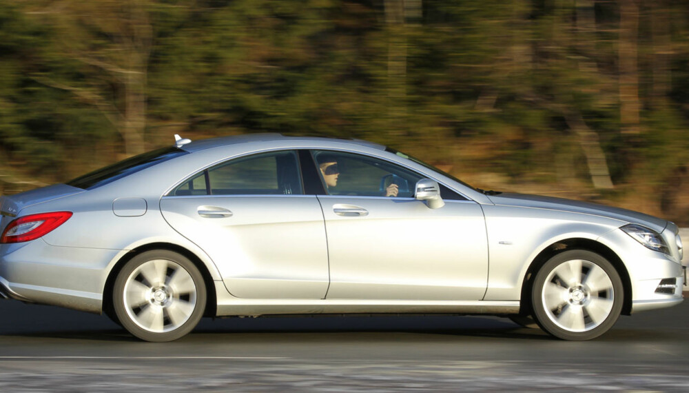 SMEKKER: Mercedes-Benz CLS 350 CDI 4Matic har elegante linjer og egenskaper som matcher utseendet.