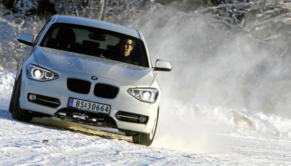 FORTSATT BAKHJULSDREVEN: Det er ingen tvil om hvilke hjul som driver BMW 1-serie.