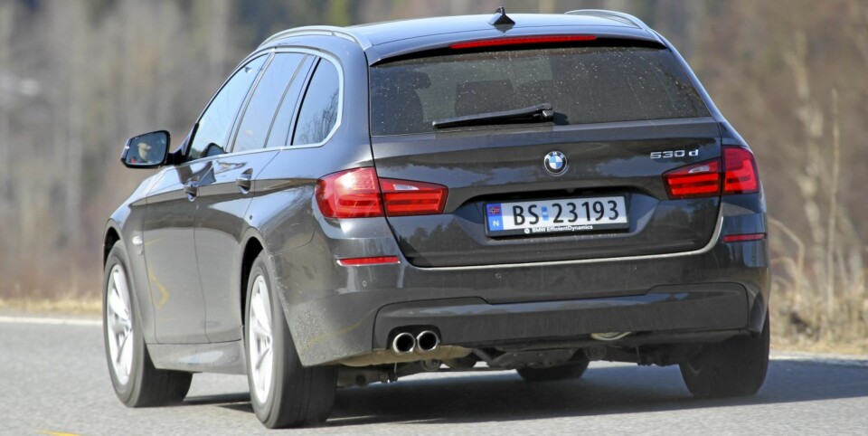 KLISTER-KOMFORT: Få andre biler enn BMW 530dA Touring xDrive klarer kombinasjonen av topp komfort og ditto veiegenskaper.