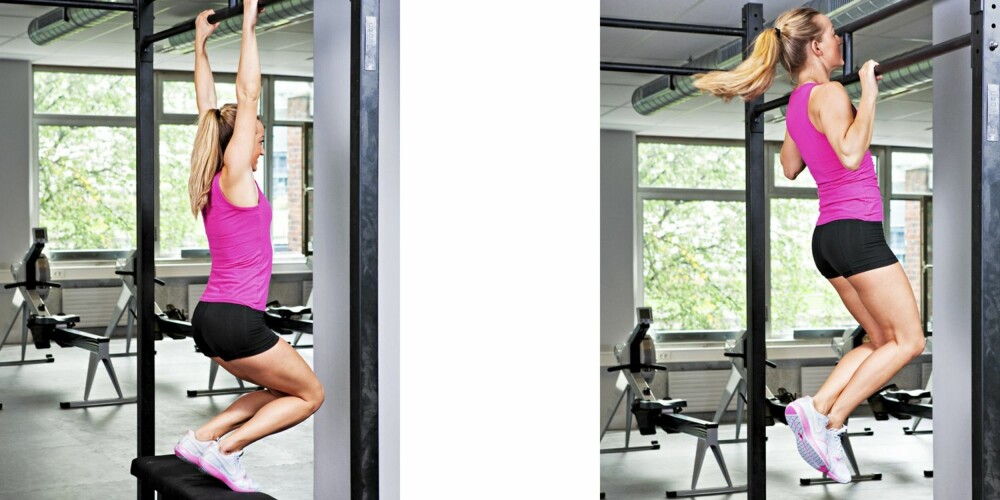 ØVELSE 2: Pull-up, posisjon 1 og 2 ØVELSE 2: Pull-up, posisjon 1 og 2
