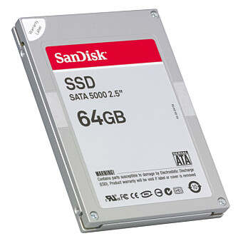 STILLER: En SSD-harddisk er stillere, mer strømgjerrig og kan være raskere enn en vanlig harddisk. Ulempen er at prisene på SSD-harddisker fortsatt er høye.