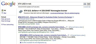 VALUTA: Lurer du på hva noe du finner på nettet koster? Bruk Googles innebygde valutakalkulator.