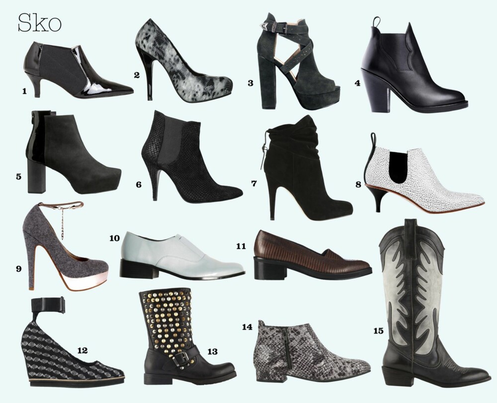 ROCKA SKO: Bruk svarte boots sammen med søte romantiske kjoler. Da får du et kontrastfylt og kult antrekk.