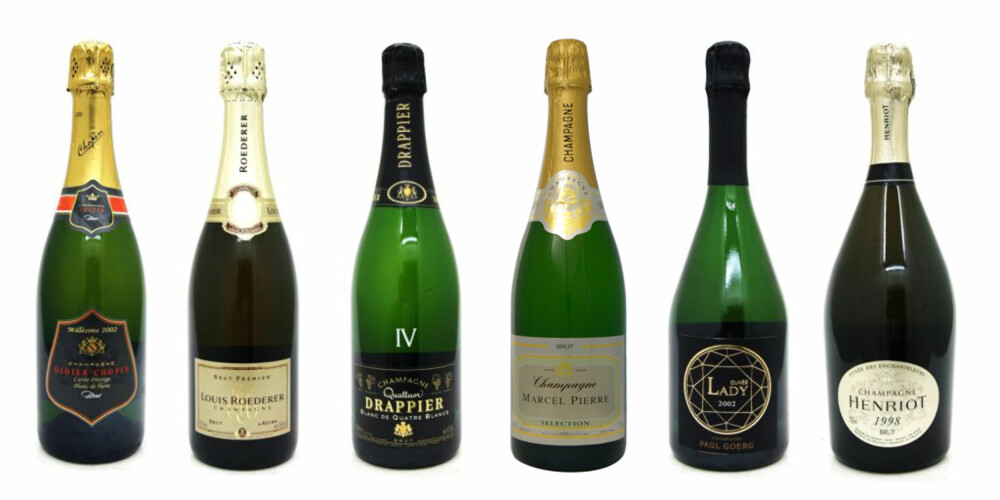 6 MUSSERENDE: Seks av de totalt 8 musserende som ble lansert på årets siste polslipp kommer fra Champagne-distriktet.