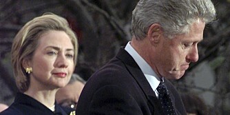 AVSLØRT: Bill Clinton hevdet hardnakket at han ikke hadde hatt noen affære med Monika Lewinsky. Noen forskere mener at såkalte mikrouttrykk avslørte den tidligere presidenten.