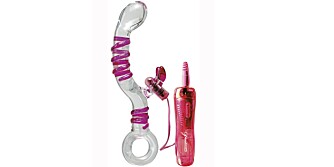 SEXLEKETØY: 10 function glass rabbit (Icicles) SEXLEKETØY: 10 function glass rabbit (Icicles)