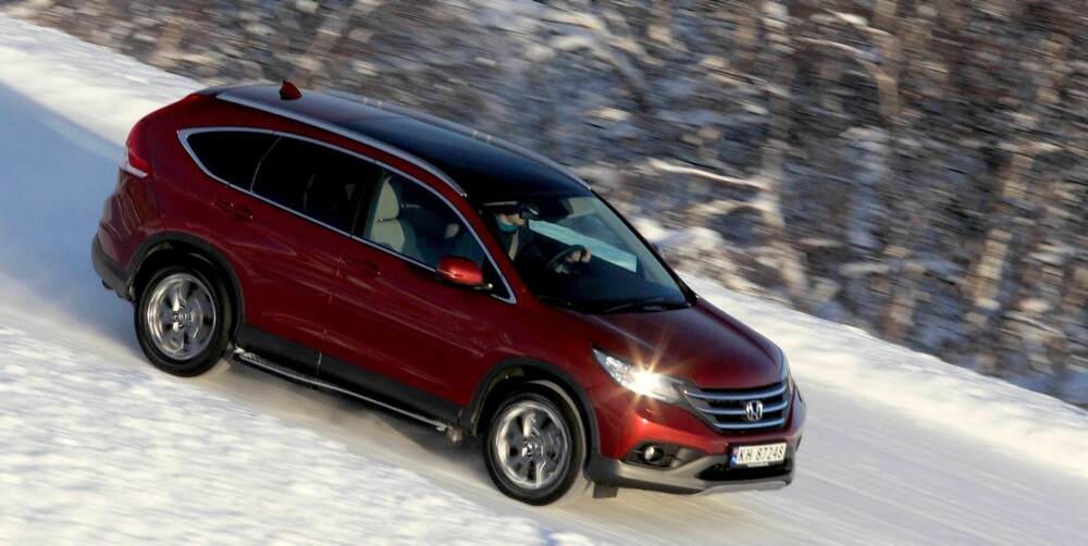 KOMFORT: Honda CR-V er den mest komfortorienterte av SUV-ene. KOMFORT: Honda CR-V er den mest komfortorienterte av SUV-ene.